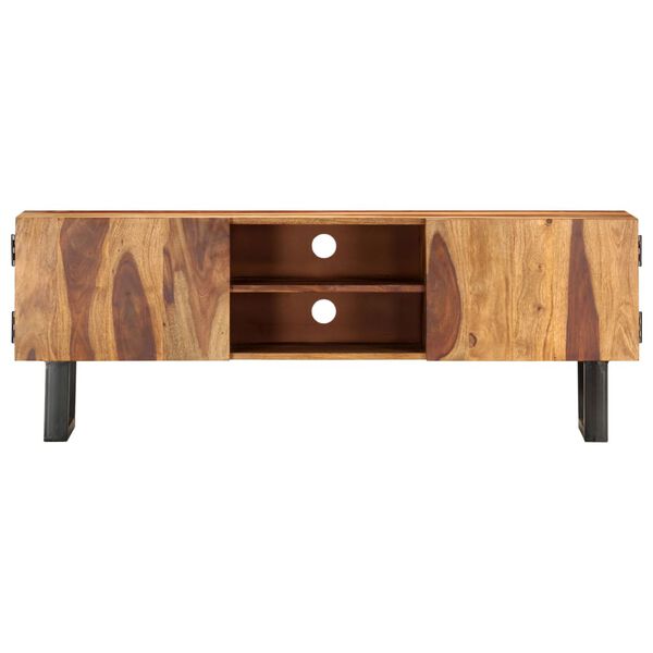 vidaXL テレビキャビネット 130x30x47 cm 無垢材 アカシア