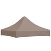 vidaXL パーティーテント専用ルーフ 2x2m トープ 270g/m&sup2;