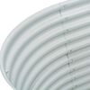 vidaXL レイズドガーデンプランター 160x80x81cm 亜鉛メッキ鋼製 シルバー