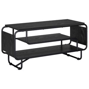 vidaXL テレビスタンド 98 x 36 x 45 cm ブラックオーク エンジニアードウッド