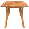 vidaXL ガーデンテーブル 200x90x75cm アカシア無垢材