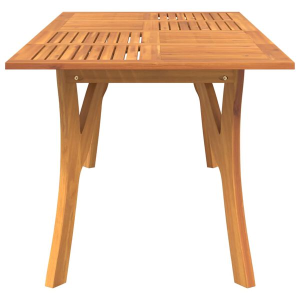 vidaXL ガーデンテーブル 200x90x75cm アカシア無垢材