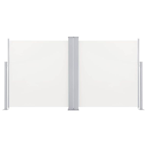vidaXL 引き込み式サイドオーニング 120x600cm クリーム