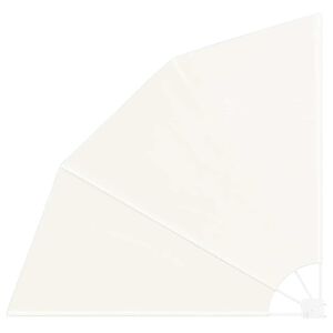 vidaXL 折りたたみ式 バルコニー用 サイドオーニング クリーム 210x210cm