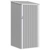 vidaXL ガーデン納屋 87x98x159cm 亜鉛メッキ鋼製 グレー