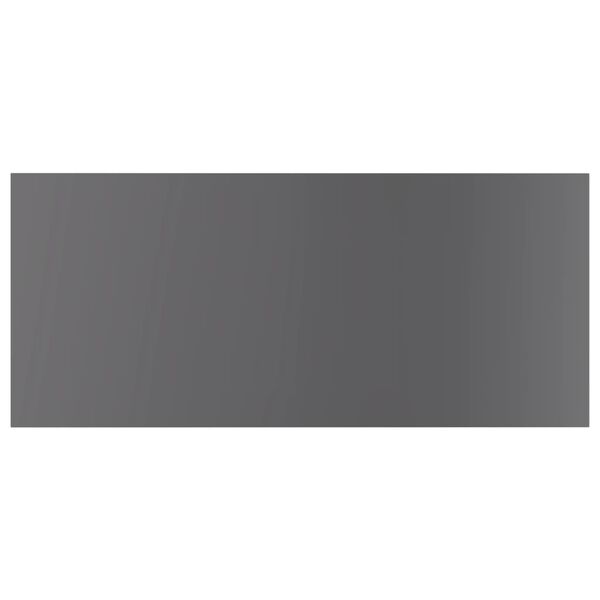 vidaXL 本棚ボード 4点 ハイグロスグレー 100x50x1.5cm パーティクルボード