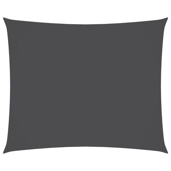 vidaXL サンシェード 2.5x3.5m 長方形 オックスフォード生地 アントラシート