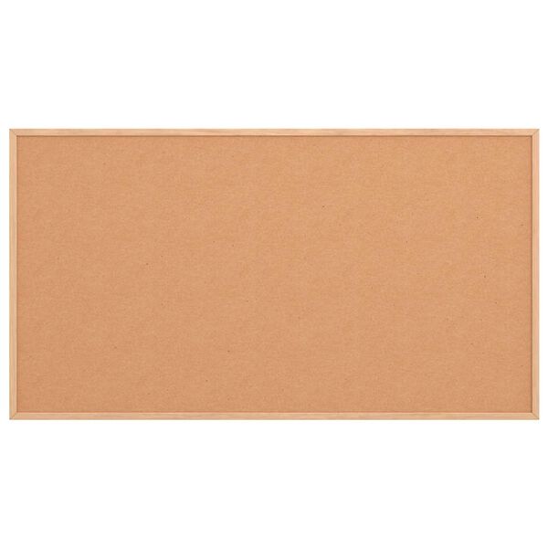 vidaXL コルクボード（無垢パイン材フレーム付き）100x55 cm