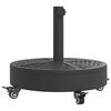 vidaXL パラソルベース ホイール付き &Oslash;38 / 48 mm ポール用 27 kg ラウンド