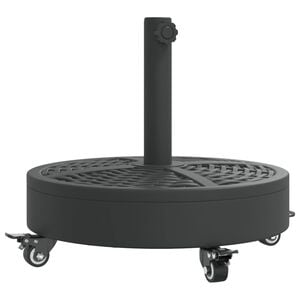 vidaXL パラソルベース ホイール付き &Oslash;38 / 48 mm ポール用 27 kg ラウンド