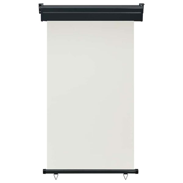 vidaXL バルコニー用 サイドオーニング 105x250cm クリーム