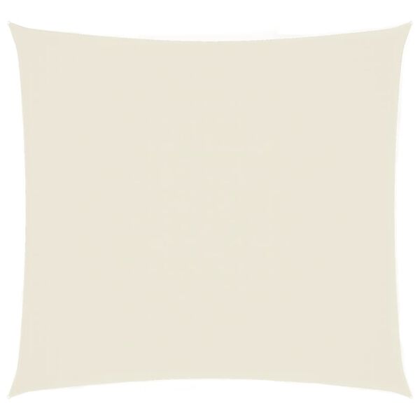 vidaXL サンシェードセイル 4.5x4.5m 角型 オックスフォード生地 クリーム