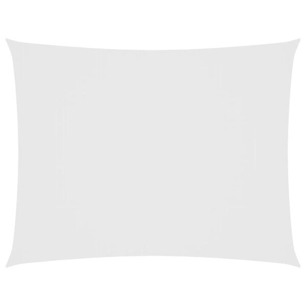 vidaXL サンシェードセイル 2.5x4m 長方形 オックスフォード生地 ホワイト