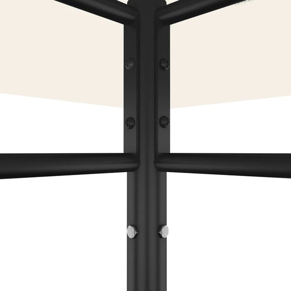 vidaXL ガゼボ 384x281x270 cm クリーム 180g/m&sup2;