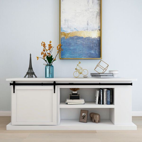 vidaXL ミニスライディングキャビネット ドアキット 炭素鋼 183cm