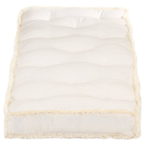 vidaXL パレットソファクッション 120x40x7cm ベージュ