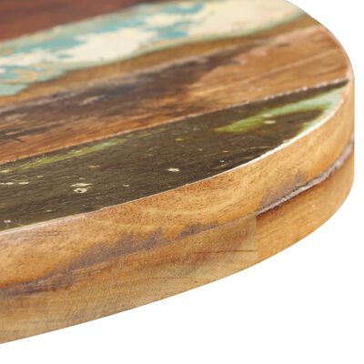 vidaXL ビストロテーブル 丸型 直径60x110cm 無垢の再生木材