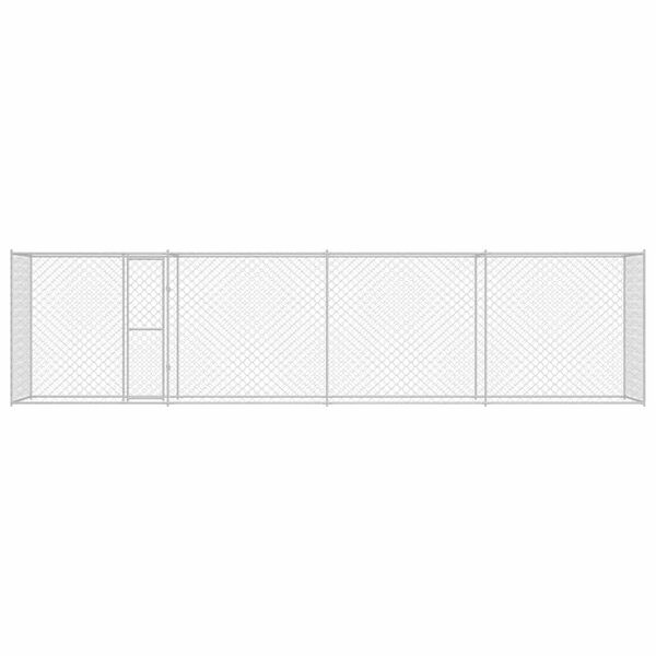 vidaXL 犬用ケージ シルバー 800 x 200 x 200 cm 亜鉛めっき鋼