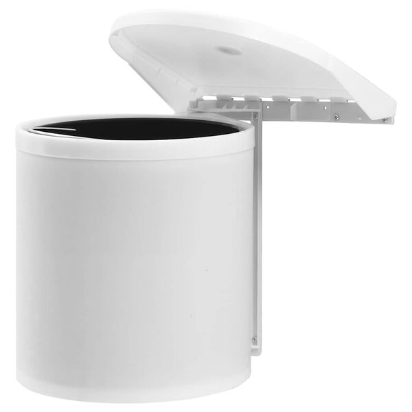 vidaXL キッチン用 一体型ごみ箱 8L プラスチック製