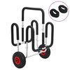 vidaXL SUPトロリー（サーフボード2枚用、耐荷重90kg、アルミニウム製）