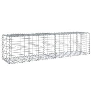 vidaXL 蛇籠バスケット カバー付き 200x50x50cm 亜鉛メッキ鉄