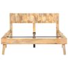 vidaXL ベッドフレーム マンゴー無垢材 120x200cm