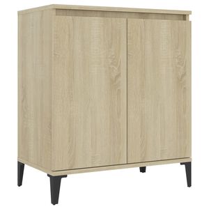 vidaXL サイドボード ソノマオーク 60x35x70 cm エンジニアードウッド