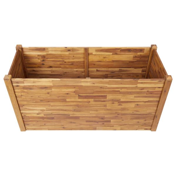 vidaXL ガーデントールプランター 160x60x84cm アカシア無垢材