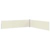 vidaXL パティオ用 引き込み式サイドオーニング 170x1200cm クリーム