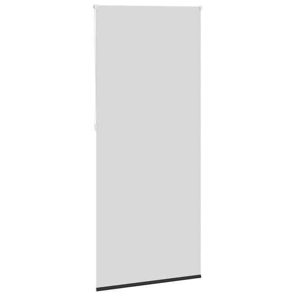 vidaXL ローラーブラインド 遮光 124.4x230 cm 生地幅 120 cm ブラック