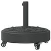 vidaXL パラソルベース キャスター付き Ø38 / 48 mmポール用 27 kg 円形