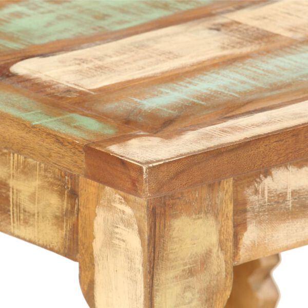 vidaXL コーヒーテーブル 40x40x40cm 無垢の再生木材