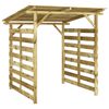 vidaXL 庭用薪物置 含浸パイン材