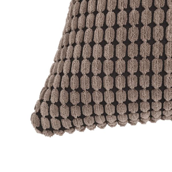 vidaXL クッション2個セット ベロア 45x45cm ブラウン