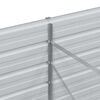 vidaXL ガーデンレイズドベッド 320x80x77 cm 亜鉛メッキ鋼製 シルバー