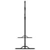 vidaXL バックドロップスタンド ブラック 305x243 cm スチール