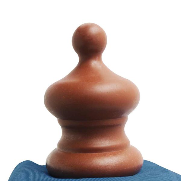 vidaXL 屋外用パラソル 木製ポール付き 350cm ブルー