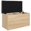 vidaXL 収納ベンチ ソノマオーク 82x42x45 cm エンジニアードウッド