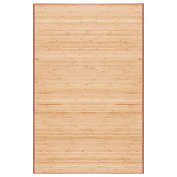 vidaXL ラグ 竹製 100x160cm ブラウン