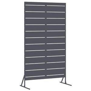 vidaXL プライバシースクリーン 100 x 50 x 180 cm スチール アンスラサイト