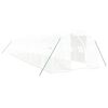 vidaXL スチールフレーム温室 ホワイト 36 m&sup2; 12x3x2 m