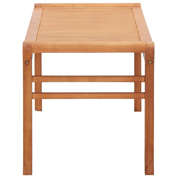 vidaXL 2人掛けガーデンベンチ 120cm ユーカリ無垢材