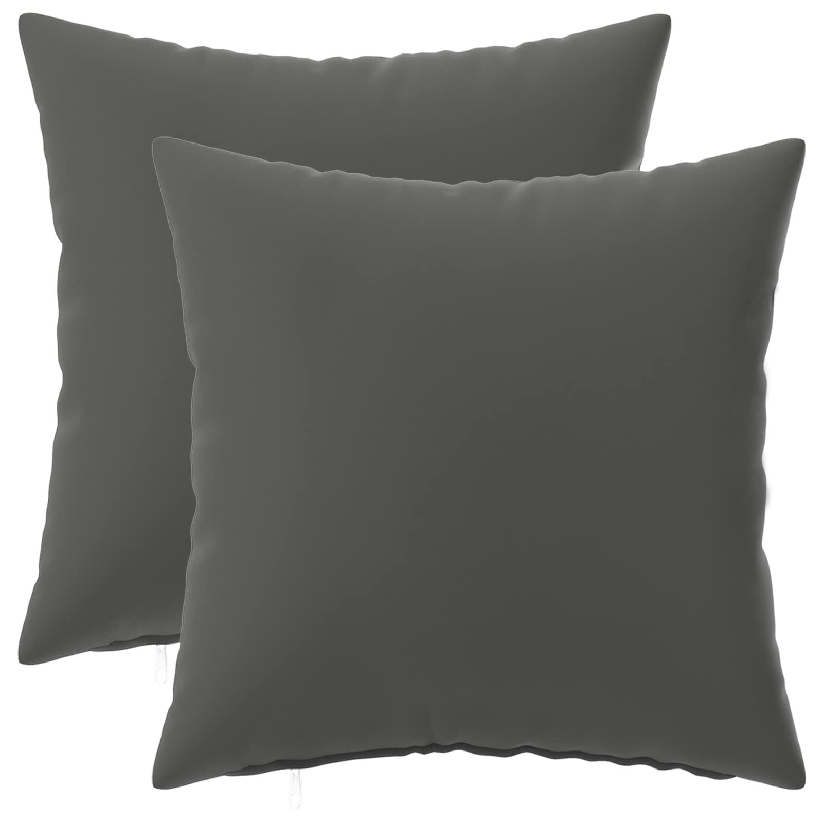 vidaXL クッションカバー 2 pcs HEERLEN アンスラサイト 50 x 50 cm