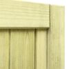vidaXL ガーデンゲート 含浸パイン材 125x100cm