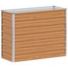 vidaXL ガーデンレイズドベッド 100x40x77 cm 亜鉛メッキ鋼製 シルバー