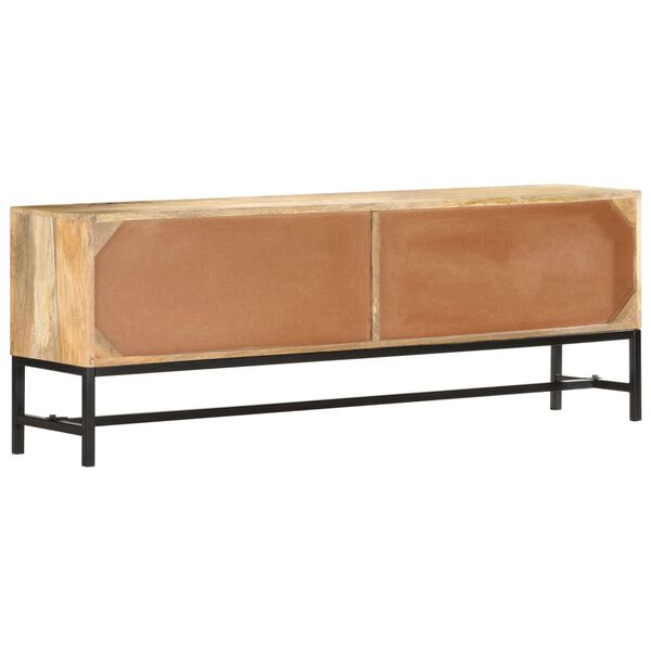 vidaXL TVキャビネット 140x30x50 cm マンゴーウッド 無垢材