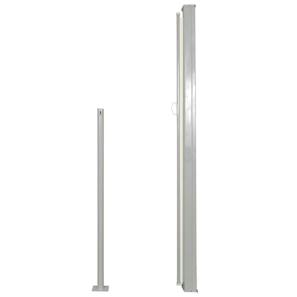 vidaXL 引き込み式サイドオーニング 120x300cm クリーム