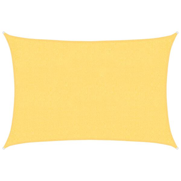 vidaXL サンシェードセイル 160g/m² ベージュ 2x3m 高密度ポリエチレン