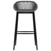 vidaXL バースツール 4点セット グレー