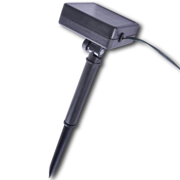 vidaXL ソーラーLEDストリングライト 24連 3.8m 2点